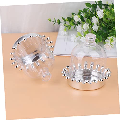 YARNOW 10 Sets Cupcakes Containers Cake Containers with Lids Cupcake Holder with Lid Clear Plastic Mini Cake Box Muffin Dome Cupcake Dome Cover Cupcake Cover Cupcakes Display Cakes Dome