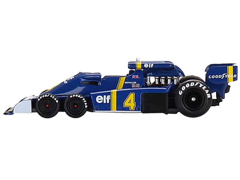 Tyrrell P34#4 Patrick Depailler F1 Formula One Spanish GP (1976) Ltd Ed to 3000 pcs 1/64 Diecast Model Car by True Scale Miniatures MGT00488