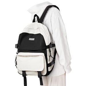 weradar cute black backpack for school teen girls,lightweight middle school bookbags,waterproof travel rucksack casual daypack,college backpack for women