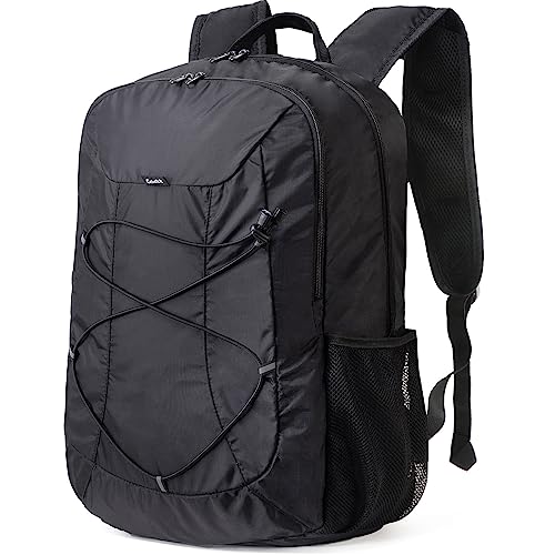 Celvetch Hiking Backpack for Women Men - 40L Camping Backpack Packable Backpack for Travel Lightweight Casual Daypack Backpacks - Black