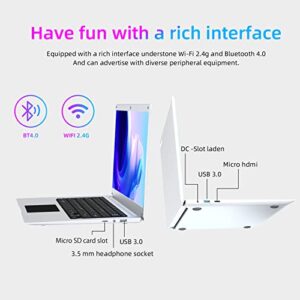 14.1'' Windows 11 Laptop, Intel Celeron N3450, 1920x1080 FHD IPS Display, Ultra Slim Notebook PC, with 4GB RAM 64GB EMMC, BT4.2, Work Study Computer