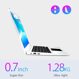 14.1'' Windows 11 Laptop, Intel Celeron N3450, 1920x1080 FHD IPS Display, Ultra Slim Notebook PC, with 4GB RAM 64GB EMMC, BT4.2, Work Study Computer