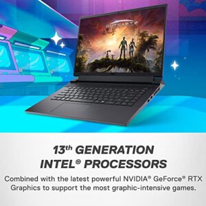 Dell G16 7630 Gaming Laptop - 16-inch (2560 x 1600) QHD+ 165Hz 3ms Display, Intel Core i9-13900HX, 16GB DDR5 RAM, 1TB SSD, NVIDIA GeForce RTX 4070 8GB GDDR6, Windows 11 Home - Metallic Nightshade