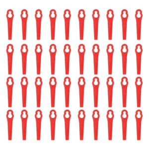 zopsc 40pcs plastic set replacement for cordless grass trimmer strimmer, easy to installar, lawnmower trimmer grass cutter tools