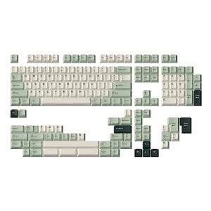 drop dcx jasmine keycap set, doubleshot abs, cherry mx style keyboard compatible with 60%, 65%, 75%, tkl, wkl, full-size, 1800 layouts and more