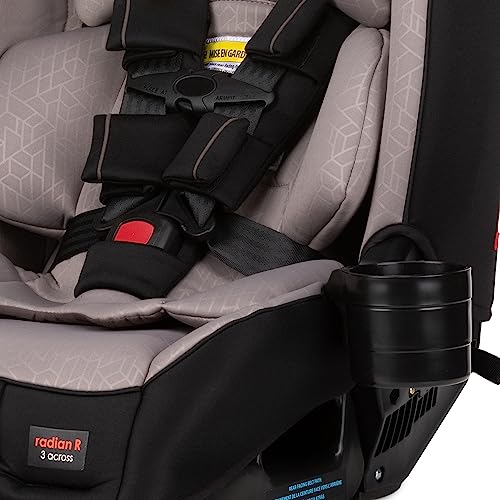 Diono Radian 3RXT Special Edition Slim Fit 3 Across All-in-One Convertible Car Seat, Rear-Facing, Forward-Facing & High-Back Booster, Gray Oyster