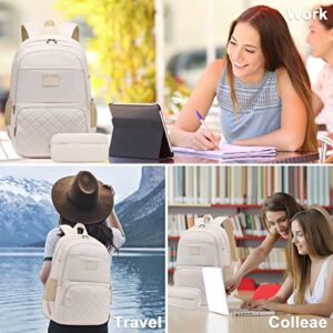 CAMTOP Laptop Backpack 15.6 Inch School BookBag with Pencil Case College Backpacks Teacher Work Travel Casual Daypacks for Teens Girls Women