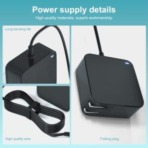 Eaneey 65W Laptop Charger for Asus Vivobook Q504U Q302L X540S X553 x540 UX330 UX330U UX360 UX360C UX305 ZenBook Adapter Power Cord Flip TP401C TP401NA TP410 TP410U TP412F TP412U TP501 TP501U TP501UA