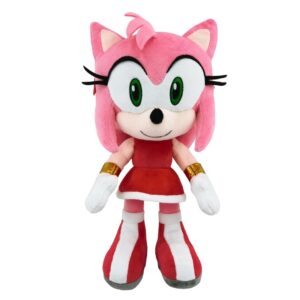 for The Hedgehog 11.8" Plush Toys, for Knuckles Shadow Tails Plush Doll Toys Gifts for Boys and Girls Cartoon Character Plush Children (Amy)