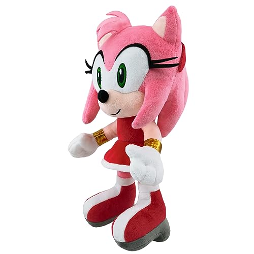 for The Hedgehog 11.8" Plush Toys, for Knuckles Shadow Tails Plush Doll Toys Gifts for Boys and Girls Cartoon Character Plush Children (Amy)