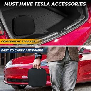 EcoNour Jack Pads Compatible for Tesla (Pack of 4) | Upgraded Lifting Pucks with Storage Case Accessories | Jack Pucks with Silicone Rubber Compatible for Tesla Model 3 Model Y/S/X, (2016 to 2023)