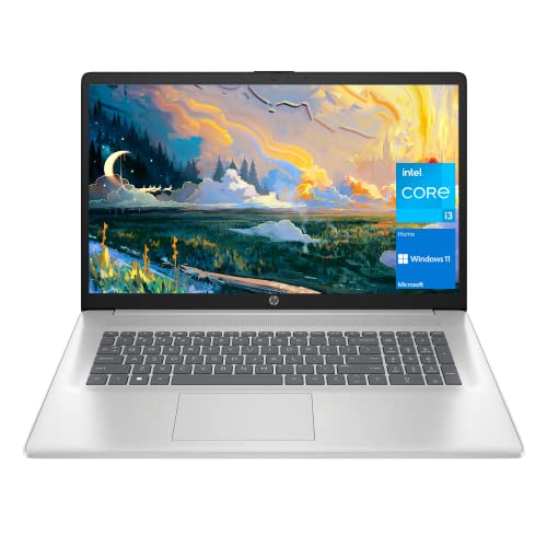 HP 17 Laptop, 17.3” HD+ Display, 11th Gen Intel Core i3-1125G4 Processor, 16GB RAM, 1TB SSD, Wi-Fi, HDMI, Webcam, Windows 11 Home, Silver