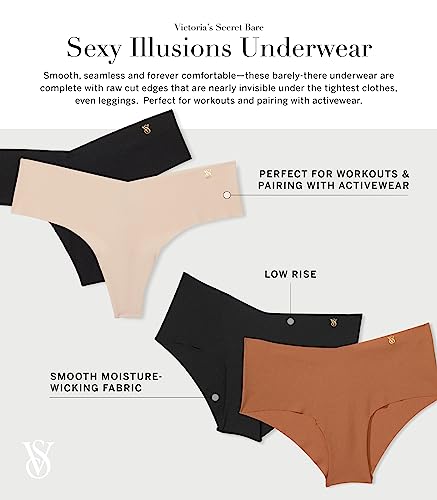 Victoria's Secret Smooth No Show Cheeky Hiphugger Panty, Underwear for Women, Mousse (XXL)