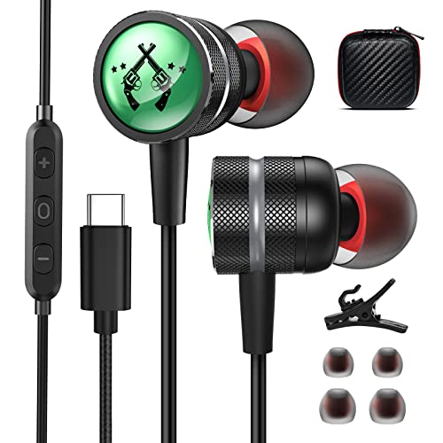 AKUBSKU Wireless Earbuds & USB C Headphones for Google Pixel 7 Pro 6 6A Noise Cancelling Ear Buds for Samsung Galaxy S23 Ultra S22 OnePlus 11 10T