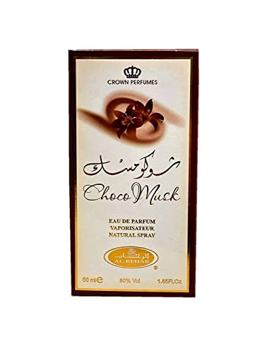 Choco Musk-Al-Rehab Eau De Spray Perfume 50ML, 1 Fl Oz (Pack of 1)