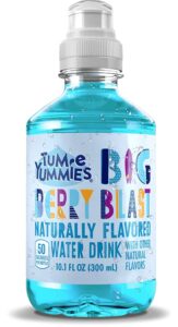 tum-e yummies naturally flavored water drink for kids bundled by louisiana pantry (big berry blast, 12 pack)