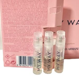 GIORGIO ARMANI My Way Sample Perfume Women Spray 1.2 ml / 0.04 oz - set of 3