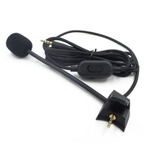 natefemin headphones audio cable microphone cord mic for bose (qc35/qc35 ii) headphone accessory