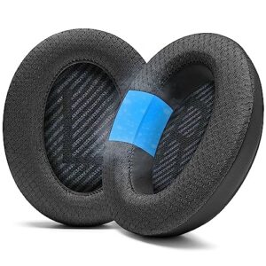 wc freeze qc35 - cooling gel ear pads for bose qc35 & qc35ii (quietcomfort 35) headphones & more | breathable sports fabric, cooling gel, extra thick & cooler for longer | black