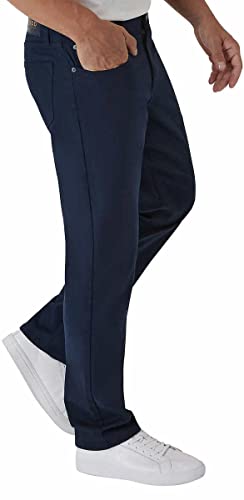 IZOD Mens Mid-Weight Comfort Stretch Knit Denim 5 Pocket Pant (as1, Waist_Inseam, Numeric_36, Numeric_29, Blue)