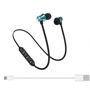 Wireless Magnetic Sport Neckband Headphones (Blue)