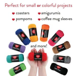 Red Heart Super Saver Super Yarn Craft Kit for Knitting, Crocheting, Crafts & Amigurumi Projects