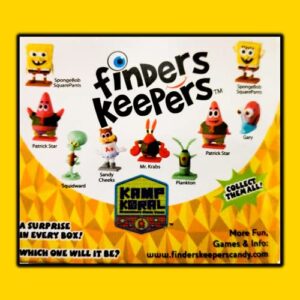 SpongeBob SquarePants Finders Keepers, Hollow Chocolate Egg with Kamp Koral Collectible Characters Inside, (Pack of 6)