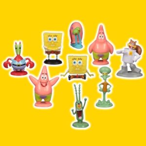 SpongeBob SquarePants Finders Keepers, Hollow Chocolate Egg with Kamp Koral Collectible Characters Inside, (Pack of 6)