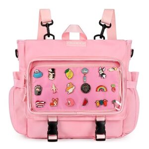 steamedbun kawaii backpack for school，cute backpack for teen girls，aesthetic ita backpack with insert