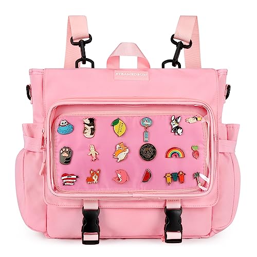 STEAMEDBUN Kawaii Backpack for School，Cute Backpack for Teen Girls，Aesthetic Ita Backpack with Insert