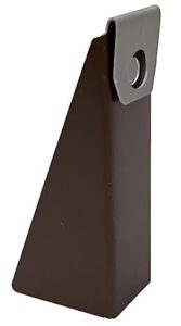 gutter wedge (brown, 10 pack) for 6 inch gutters with 3/12 through 5/12 roof pitch
