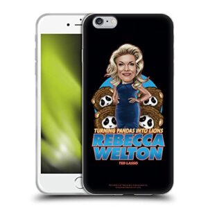 head case designs officially licensed ted lasso rebecca welton season 3 bobbleheads soft gel case compatible with apple iphone 6 plus/iphone 6s plus
