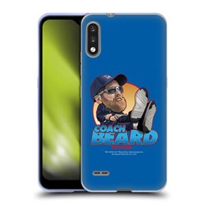 head case designs officially licensed ted lasso coach beard season 3 bobbleheads soft gel case compatible with lg k22
