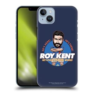 head case designs officially licensed ted lasso roy kent season 3 bobbleheads hard back case compatible with apple iphone 14 plus