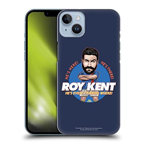 Head Case Designs Officially Licensed Ted Lasso Roy Kent Season 3 Bobbleheads Hard Back Case Compatible with Apple iPhone 14 Plus