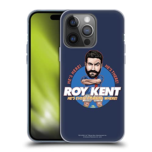 Head Case Designs Officially Licensed Ted Lasso Roy Kent Season 3 Bobbleheads Soft Gel Case Compatible with Apple iPhone 14 Pro