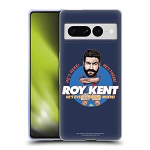 head case designs officially licensed ted lasso roy kent season 3 bobbleheads soft gel case compatible with google pixel 7 pro