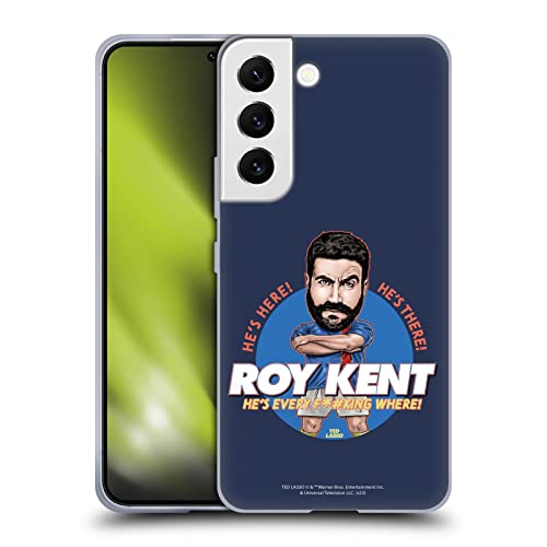 Head Case Designs Officially Licensed Ted Lasso Roy Kent Season 3 Bobbleheads Soft Gel Case Compatible with Samsung Galaxy S22 5G