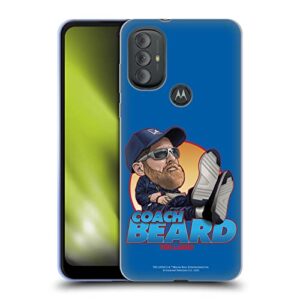 head case designs officially licensed ted lasso coach beard season 3 bobbleheads soft gel case compatible with motorola moto g power (2022)