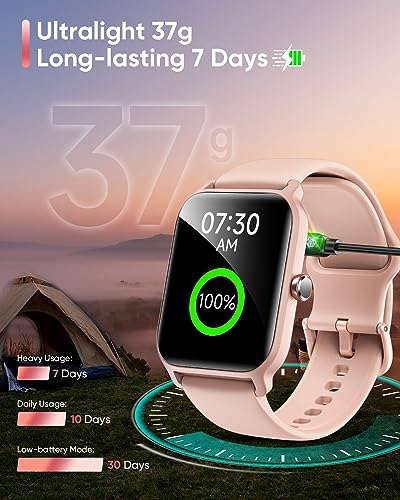 Fitpolo Smart Watch for Women, 1.8" Fitness Watch with Alexa, 100+ Sports Activity Trackers for Android iPhone(Answer/Make Call), Womens Smart Watches with Heart Rate Sleep SpO2 Monitor