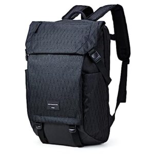 hanke multifunctional carry on travel backpack fits 15.6 inch latpot，lightweight hiking backpack for women & men，waterproof friendly durable rucksack weekender bag daypack.(graphite black)