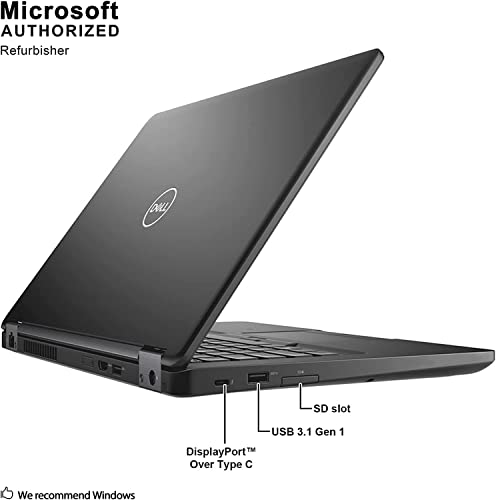 Dell Latitude 5490 Business Laptop 14" FHD (1920x1080) Display, Intel Core i7-8650 8M Cache Up to 4.20 GHz, 16GB DDR4 RAM 960GB SSD, Backlit Keyboard Wi-Fi Bluetooth Windows 10 Pro (Renewed)