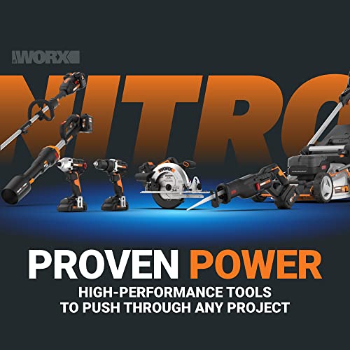 Worx Nitro 20V Brushless 13” Cordless String Trimmer - WG173 (Battery & Charger Included)