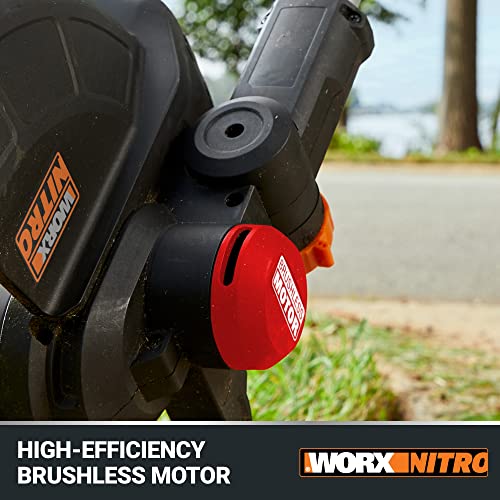 Worx Nitro 20V Brushless 13” Cordless String Trimmer - WG173 (Battery & Charger Included)