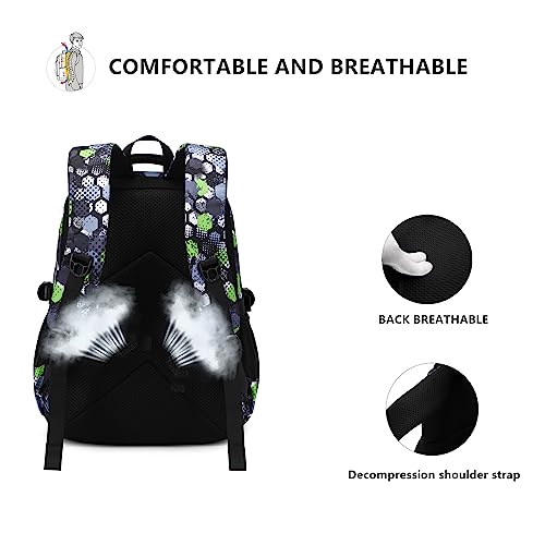 Lmwzh Backpack For Boys Elementary School Bags Kids Bookbag Waterproof Lightweight Durable Green （2023 Model）