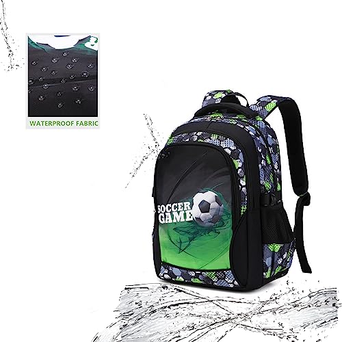 Lmwzh Backpack For Boys Elementary School Bags Kids Bookbag Waterproof Lightweight Durable Green （2023 Model）