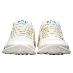 Athletic Propulsion Labs Women's Techloom Breeze Shoes, Ivory/Coastal Blue, 9