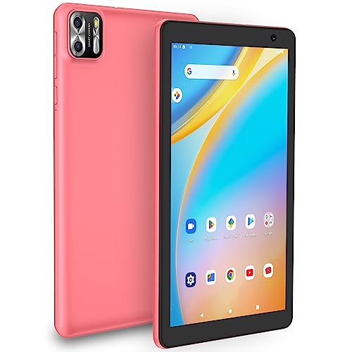 VOLENTEX 8 Inch Tablet, Android 13 Tablet PC 8GB(4+4GB Expand), 64GB ROM, 1TB Expand,1280x800 HD IPS Screen, 5000mAh Battery, Dual Cameras, Bluetooth, WiFi, and Type-C Port(Pink)