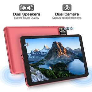 VOLENTEX 8 Inch Tablet, Android 13 Tablet PC 8GB(4+4GB Expand), 64GB ROM, 1TB Expand,1280x800 HD IPS Screen, 5000mAh Battery, Dual Cameras, Bluetooth, WiFi, and Type-C Port(Pink)