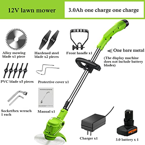 Wireless Weeder Electric Lawn Mower Rechargeable Lithium Electric Weeder Small Household (Size : 2)